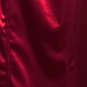 Lucy in the sky red silt prom dress